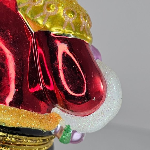 2004 Christopher Radko Jolly Nutcracker Hinged Keepsake Box - Picture 9 of 9